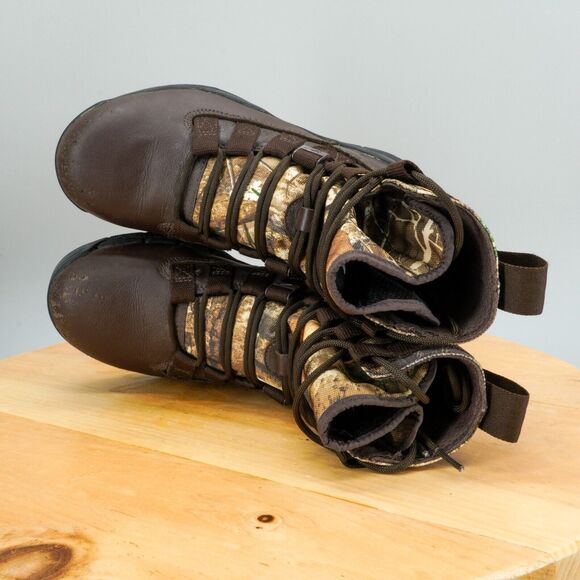 Mens 4.5 / Womens 6 - Nike SFB Gen 2 8" Gore-Tex Camo Brown Leather Lace Up Boot - Picture 6 of 8